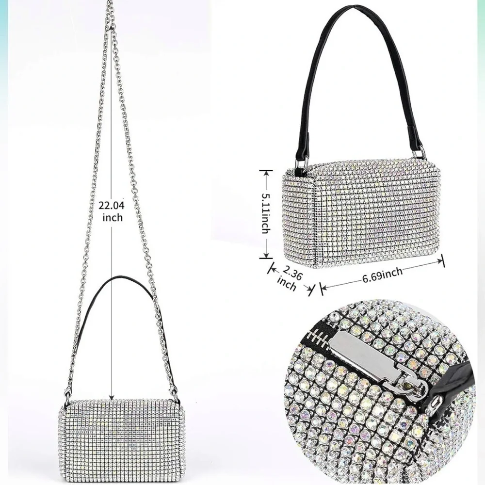 SPARKLING crossbody purse bag - Picture 5 of 12